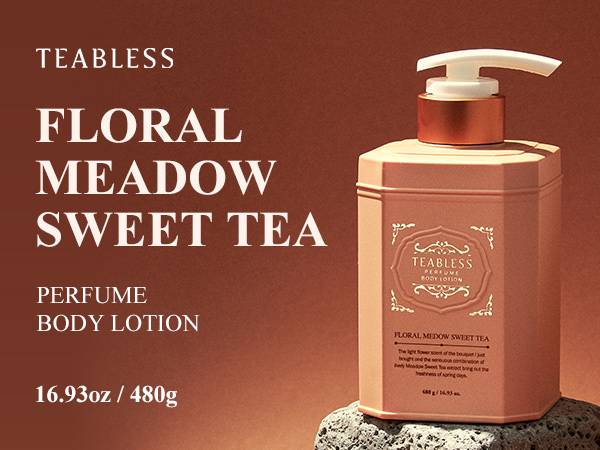 Teabless Floral Meadow Sweet Tea Perfumed Body Lotion 480g